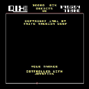 Qix II (Tournament) screen shot title